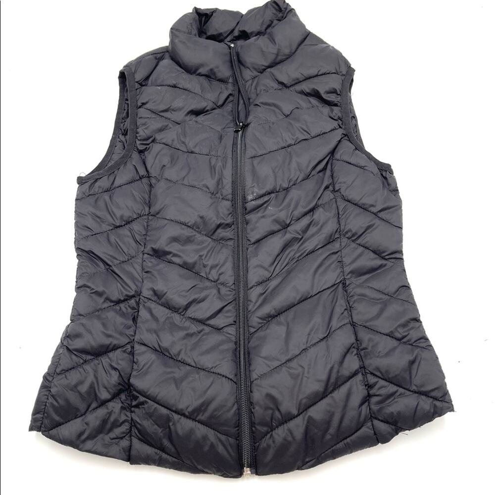 PRIMARK women's blue puffer vest full zip up size XS